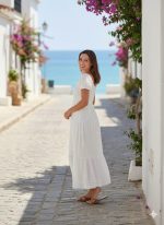 Vestido Largo Blanco - Image 3