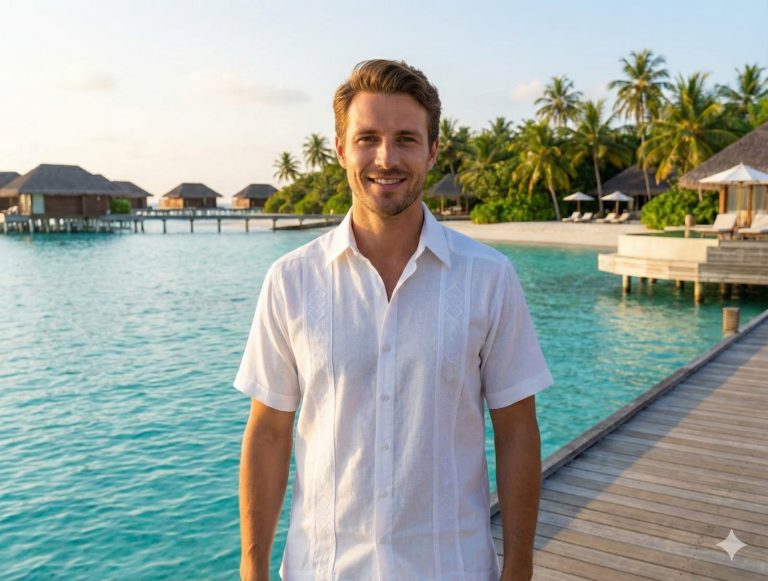 Eleva tu estilo este verano con nuestra exclusiva guayabera blanca, una prenda donde la tradición se encuentra con la sofisticación moderna. Diseñada pensando en el hombre que no sacrifica la comodidad por la elegancia, esta camisa es el complemento perfecto para una boda en la playa, una cena al atardecer o un paseo por el malecón.