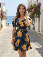 Vestido Corto Estampado - Image 4