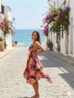 Vestido Puntas Estampado - Image 4