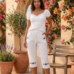 Capri L Blanco Hindú Bordado