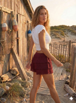Short Greca Vinotinto Hindú Tabita - Image 3