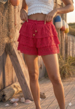 Short Greca Rojo Hindú Tabita - Image 3