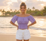 Top Corto Morado Hindú Gissela