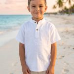 Camisa Niño Manga Corta Botón Blanca