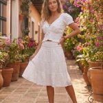 Falda Blanca 3/4 Graciela