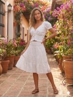 Falda Blanca 3/4 Graciela