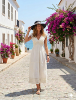 Vestido Largo Beige Tabita