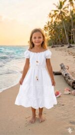 Vestido Niña Blanco Tabita