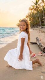 Vestido Niña Blanco Tabita - Image 2
