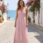 Vestido Largo Palo De Rosa Tabita