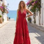 Vestido Largo Rojo Tabita