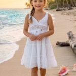 Vestido Niña Blanco Tiras
