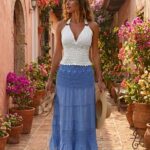 Falda Azul Jean Larga Tabita R.4940